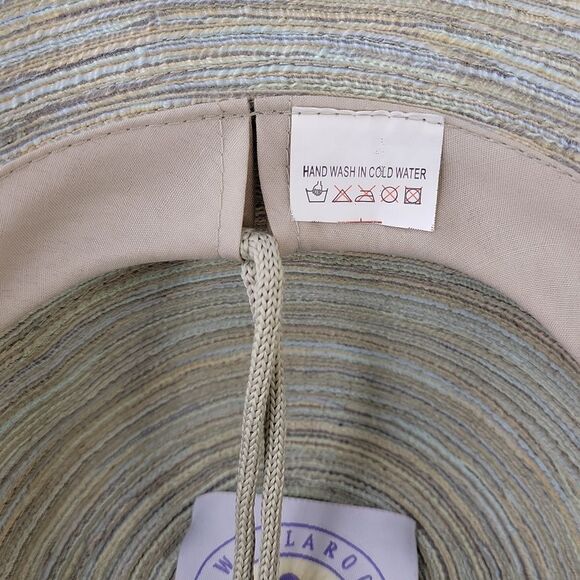 Wallaroo Hat Co. Sydney. Elegant Wide-Brimmed Hat. OSFA. EUC - Picture 6 of 6